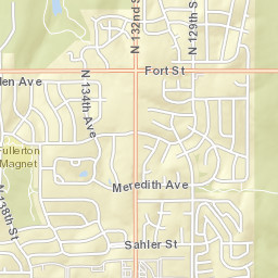 3909-3987 N 132nd St Omaha NE Street Map