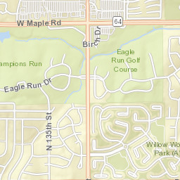 13407-13415 Erskine Street Omaha NE Street Map