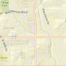 8637-8701 Pinkney St Omaha NE Street Map