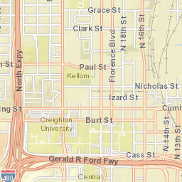 Gerald Ford Fwy Omaha NE 68102 Street Map
