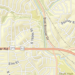 2120-2198 South 163rd Circle Omaha NE Street Map