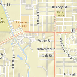 6000-6098 Frances Street Omaha NE Street Map