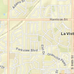 7325-7401 Harvest Hills Dr La Vista NE Street Map