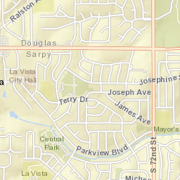 7282 Josephine Street, La Vista, NE 68128 Street Map