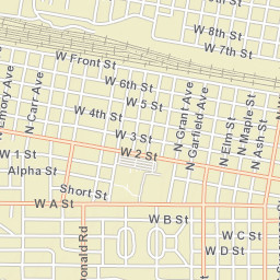 2201-2299 West 5th Street, North Platte Street Map