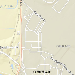 12801-13133 South Fort Crook Road Street Map