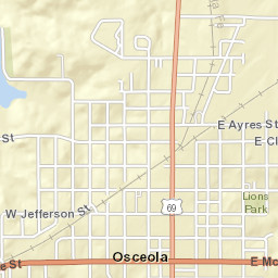 150-198 South Main Street, Osceola, IA Street Map