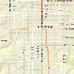 50 West Burlington Avenue, Fairfield, IA  Street Map