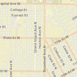 2504 West State Street Grand Island NE Street Map