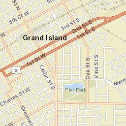 152 North Locust Street Grand Island NE Street Map