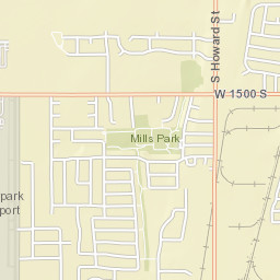 1032 W 1400 S Woods Cross UT Street Map