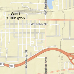 3501-3599 E Agency St Burlington IA Street Map