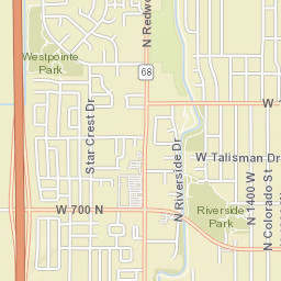 1581 West 700 North, Salt Lake City, UT Street Map