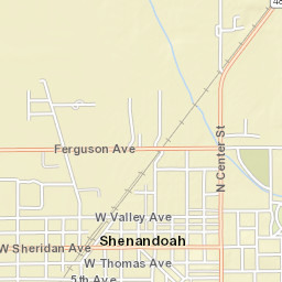 201-299 North Blossom Street, Shenandoah Street Map