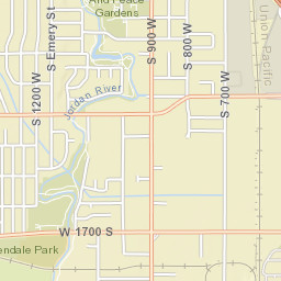 1240 W 1700 S Salt Lake City UT Street Map