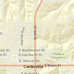 700-998 East Maple Street, Centerville, IA  Street Map