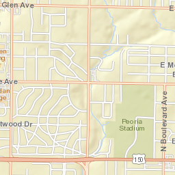 401-405 W Crestwood Dr Peoria IL Street Map