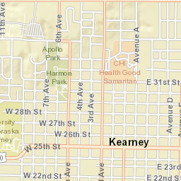 1058-1096 West 24th Street, Kearney, NE Street Map