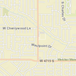 4760-4770 South 4580 West Kearns UT Street Map