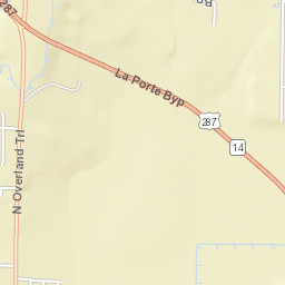 3129-3519 Colorado 14, Laporte, CO Street Map