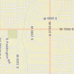 6711-6723 South 2795 West West Jordan Street Map