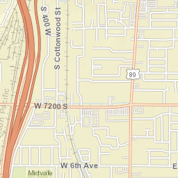 6560 South Jefferson Street, Salt Lake City Street Map