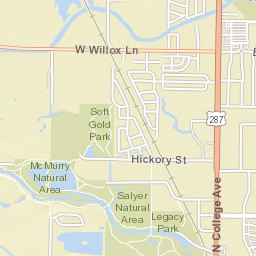 100-146 Conifer Street, Fort Collins, CO Street Map