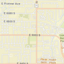 8761-8799 South 360 East Sandy UT Street Map