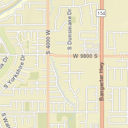 9601 South 3845 West South Jordan UT Street Map