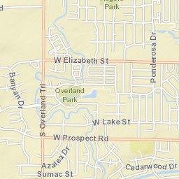 1813-1899 Belmar Dr Fort Collins CO Street Map