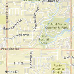 1148 Evenstar Ct Fort Collins CO Street Map