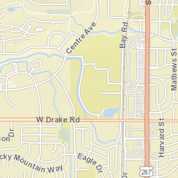 1916-1920 Wallenberg Drive Fort Collins CO Street Map