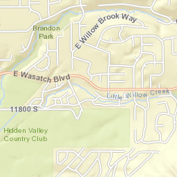 2342 Willow Brook Way, Sandy, UT 84092 Street Map
