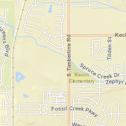 5891-5999 Southridge Greens Blvd, Fort Collins Street Map