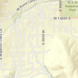 14367-14387 Palo Alto Dr Herriman Street Map