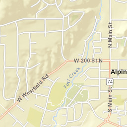 268-312 South River View Drive, Alpine, UT Street Map