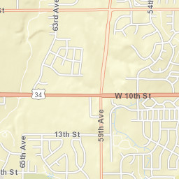 6116-6120 W 15th St Greeley CO Street Map