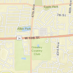 4355-4399 9th St Rd Greeley CO Street Map