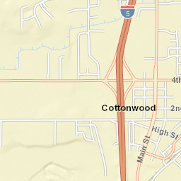 20368 Gas Point Road, Cottonwood, CA Street Map