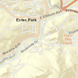 101 W Elkhorn Ave, Estes Park, CO 80517 Street Map