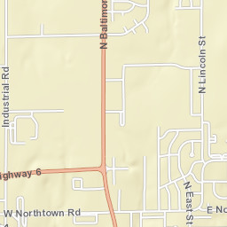 2408-2512 North New Street Kirksville Street Map