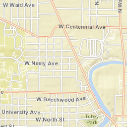 1731-2107 W Waid Ave Muncie IN Street Map