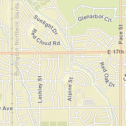 66 Empire Pl Longmont CO 80504 Street Map