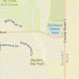 1118-1198 Woodside Rd Longmont Street Map