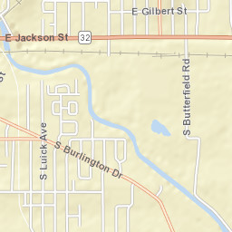 101-199 S Manhattan Ave Muncie IN Street Map