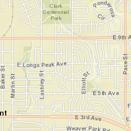 901 E 9th Ave Longmont CO 80504 Street Map