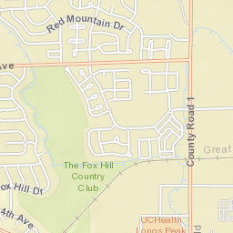 106 Button Rock Dr Longmont CO Street Map