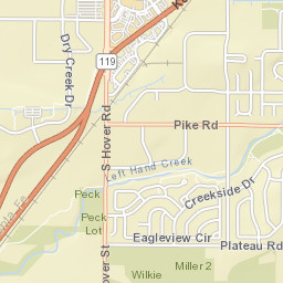 1470 Dry Creek Drive, Longmont, CO Street Map