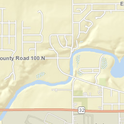 3388-3484 County Rd 150 N Anderson Street Map
