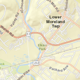 2061 Valley Rd, Huntingdon Valley, PA 19006 Street Map